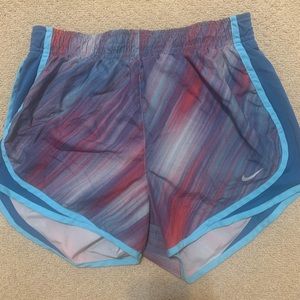 Nike running shorts.